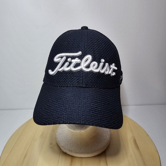 FootJoy TITLEIST New Era Golf Fitted Hat Cap Pro Mesh Size  S/M Navy Blue Unisex - Picture 1 of 7
